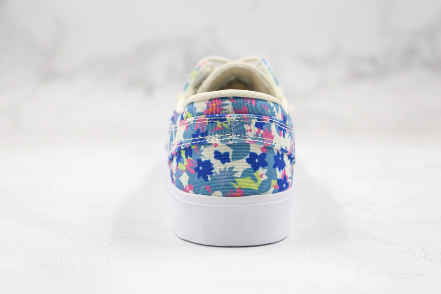 耐克Nike SB Stefan Janoski Canvas RM Premium纯原版本低帮SB板鞋花卉帆布皇家系列蓝色原盒原标 货号：AQ7878-202