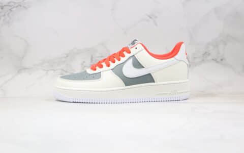 耐克Nike Air Force1 LOW'07纯原版本低帮空军一号灰红鸽子板鞋内置全掌Sole气垫 货号：CT3427-900