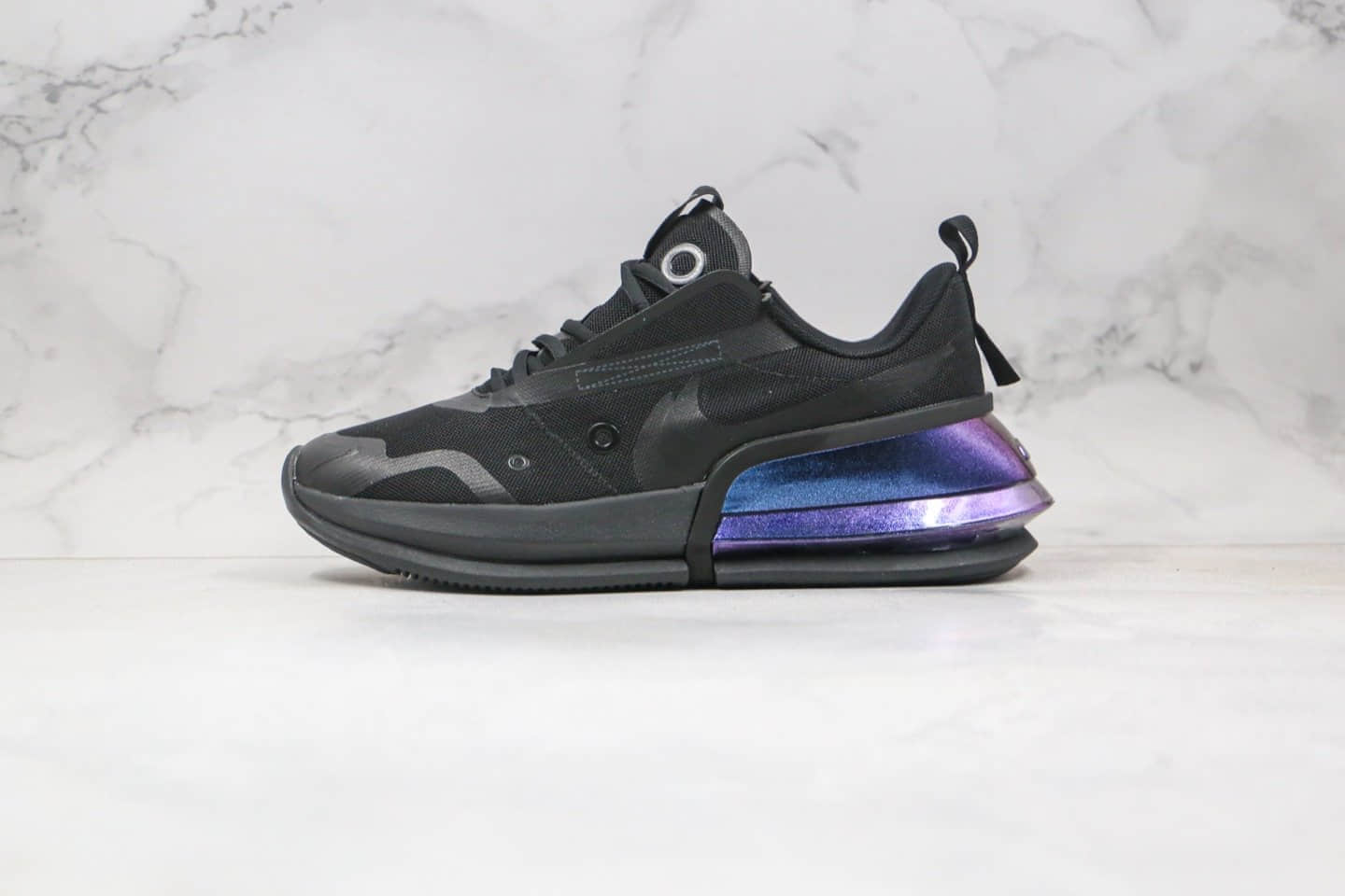 耐克Nike Air Technology纯原版本太空尼龙布半掌气垫跑鞋黑紫色原楦头纸板打造 货号：CK7173-010