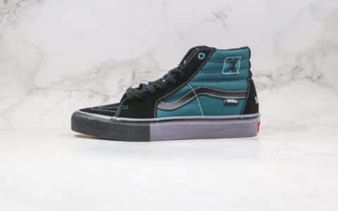 万斯VANS SK8-HI R ro x SCI-FI FANTASY公司级版本高帮安纳海姆SCI-FI联名款蓝黑色帆布鞋原档案数据开发