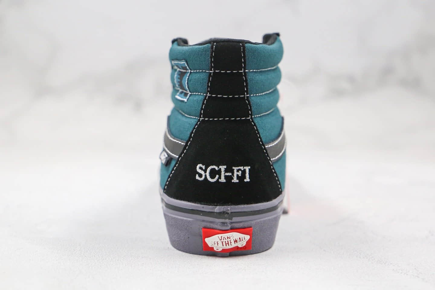 万斯VANS SK8-HI R ro x SCI-FI FANTASY公司级版本高帮安纳海姆SCI-FI联名款蓝黑色帆布鞋原档案数据开发