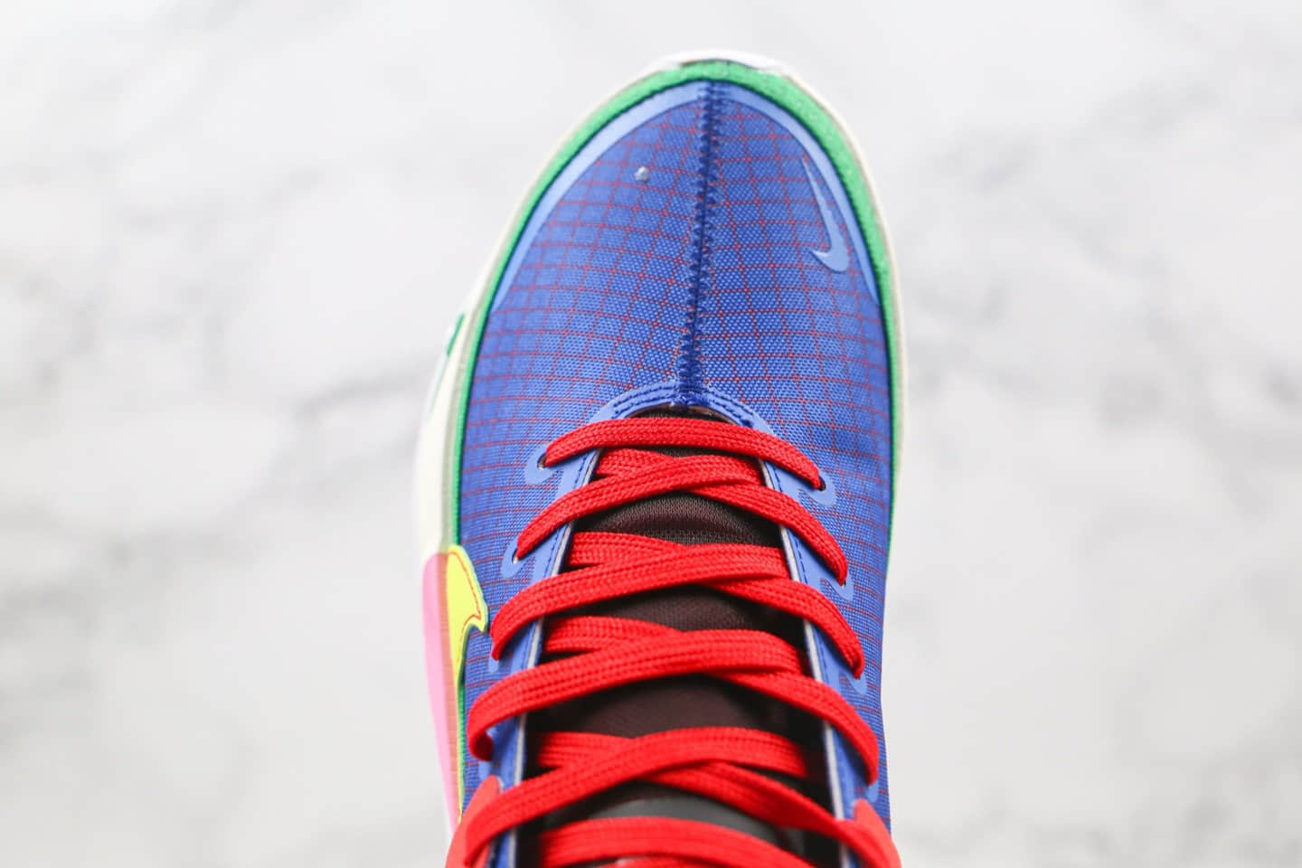 耐克Nike Zoom KD13 EP纯原版本杜兰特13代篮球鞋红蓝黄绿色内置气垫支持实战 货号：CI9948-703