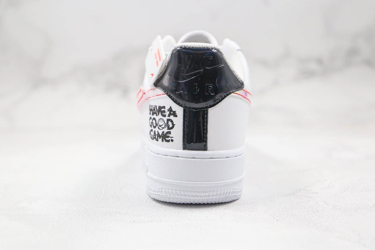 耐克Nike Cspace Air Force 1纯原版本低帮空军一号电玩系列镭射换钩魔术贴板鞋内置全掌Sole气垫 货号：DC0710-191