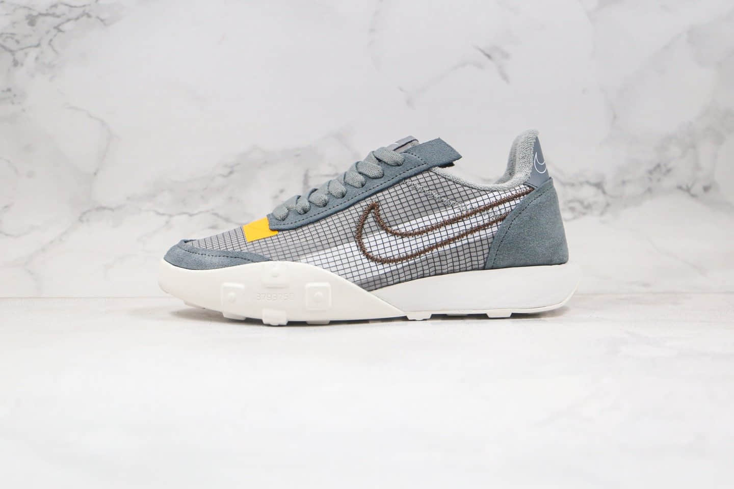 耐克Nike Waffle Racer 2X纯原版本华夫二代生胶跑鞋灰色原盒原标原楦头纸板打造 货号：CK6647-003