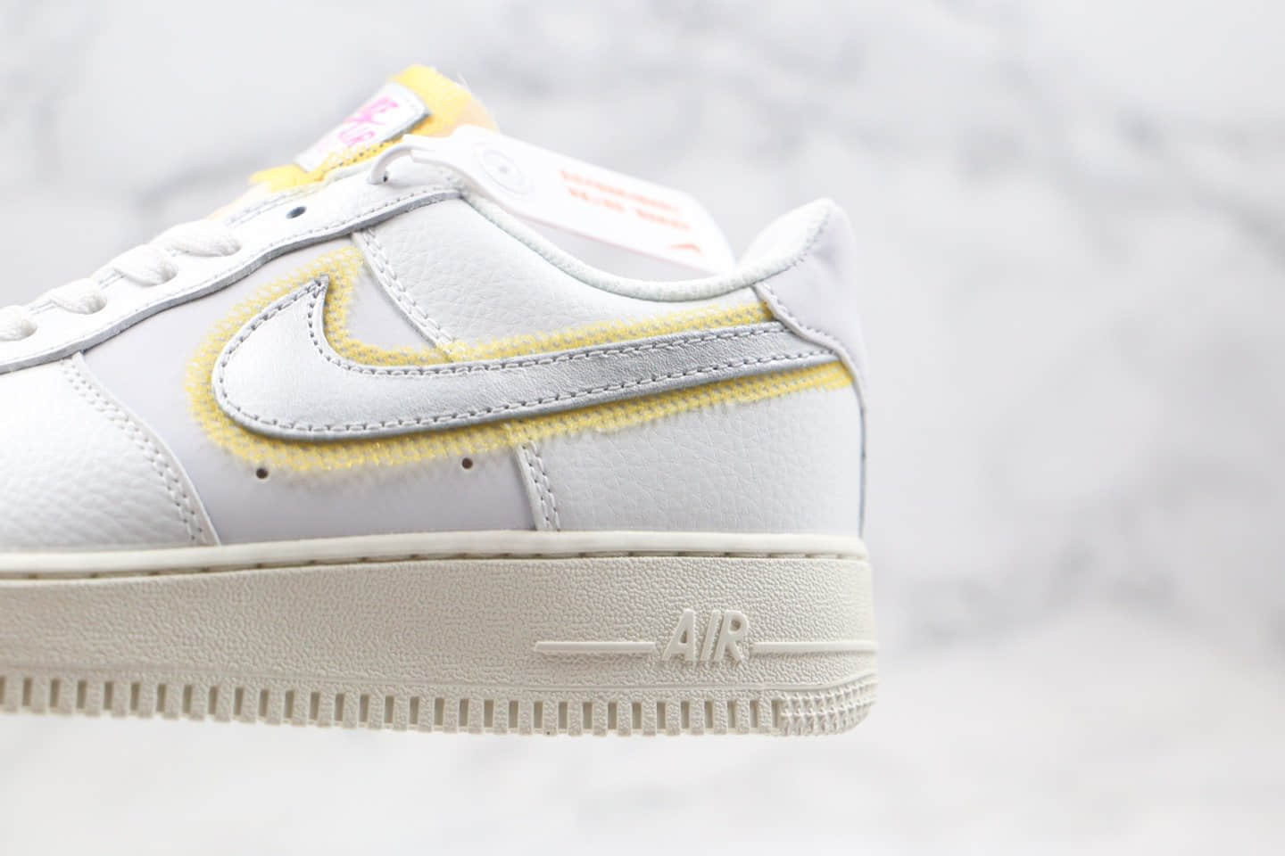 耐克Nike Air Force 1 Low XF纯原版本低帮空军一号白银黄色原楦头纸板打造 货号：CZ8104-100