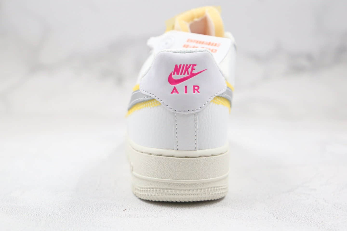 耐克Nike Air Force 1 Low XF纯原版本低帮空军一号白银黄色原楦头纸板打造 货号：CZ8104-100