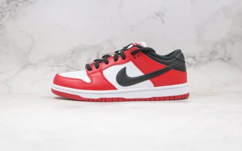 耐克Nike SB Dunk Low“Chicago”纯原版本SB低帮板鞋芝加哥原鞋开模内置气垫 货号：BQ6817-600