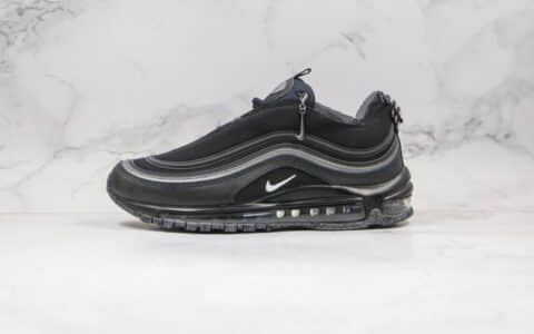 耐克Nike Air Max 97纯原版本复古子弹气垫运动跑步鞋黑武士配色原楦开发楦型 货号：CV9552-001