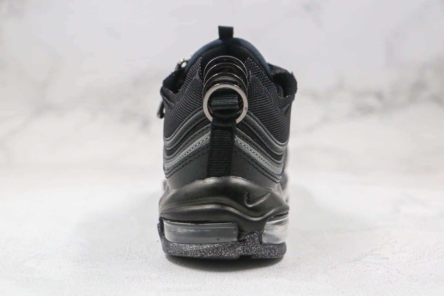 耐克Nike Air Max 97纯原版本复古子弹气垫运动跑步鞋黑武士配色原楦开发楦型 货号：CV9552-001