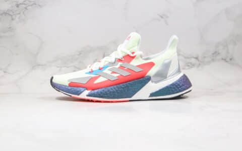 阿迪达斯adidas X9000L4纯原版本复古爆米花跑鞋灰红黑配色真爆大底 货号：FW8406