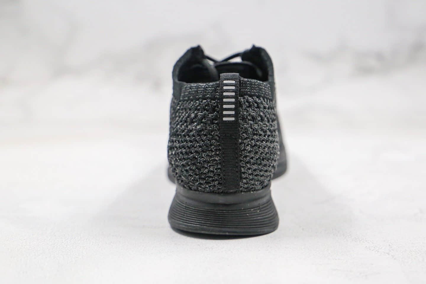 耐克Nike Flyknit Racer纯原版本瑞瑟阴阳飞线跑鞋黑色内置Zoom气垫原盒原标 货号：526628-009
