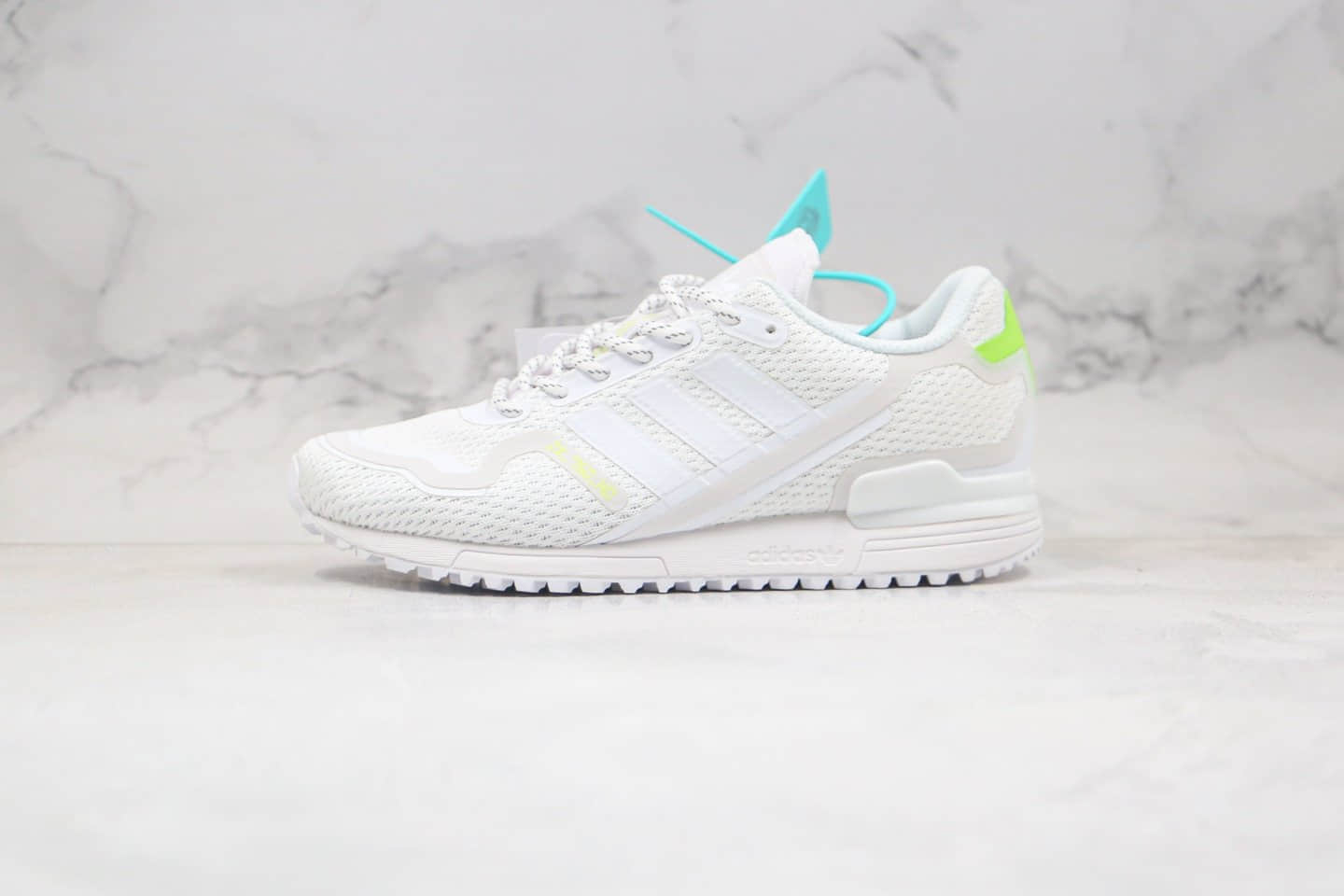 阿迪达斯Adidas Originals ZX 750 Hd纯原版本三叶草ZX750白绿色网面慢跑鞋原楦头纸板打造 货号：FV8490