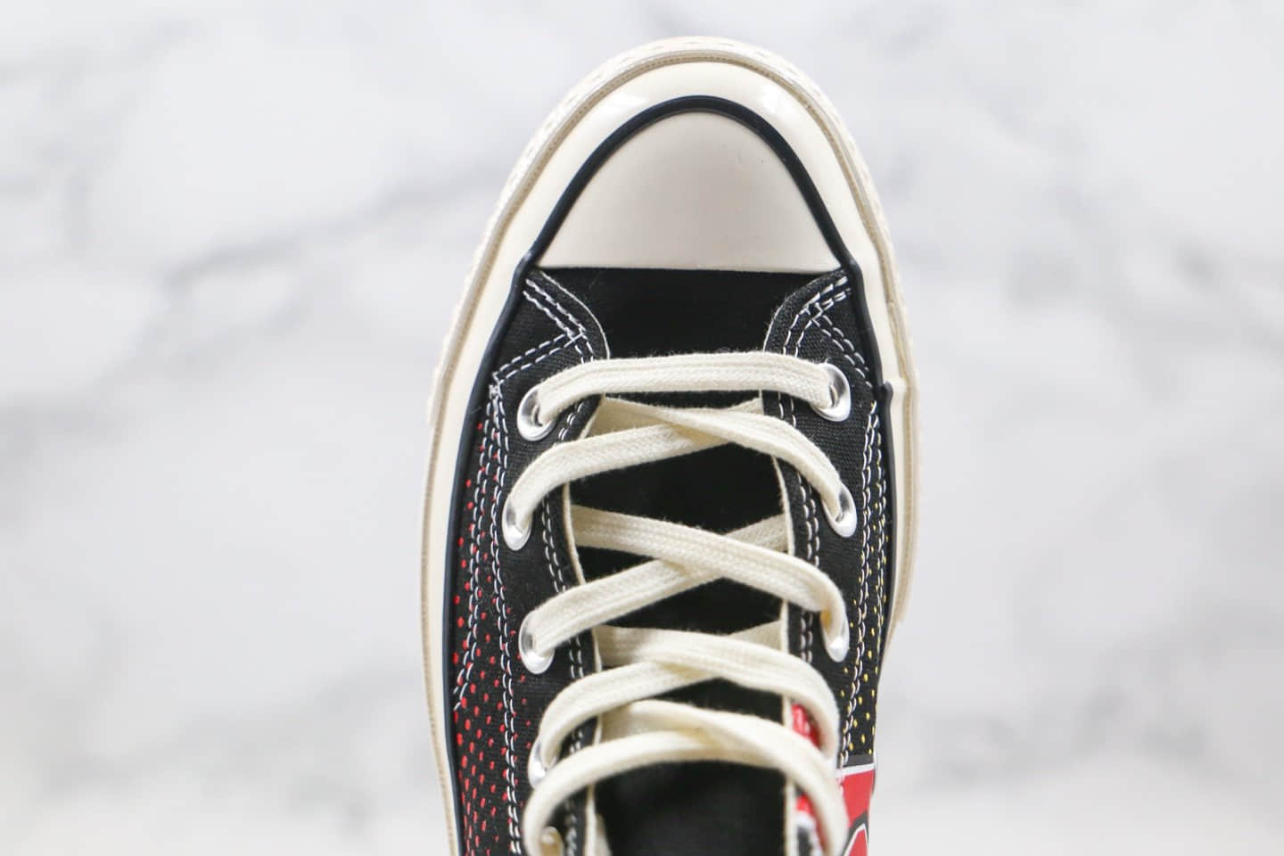 匡威Tom & Jerry x Converse Chuck 70公司级版本猫和老鼠联名板鞋汤姆杰瑞蓝底双围条 货号：165635C