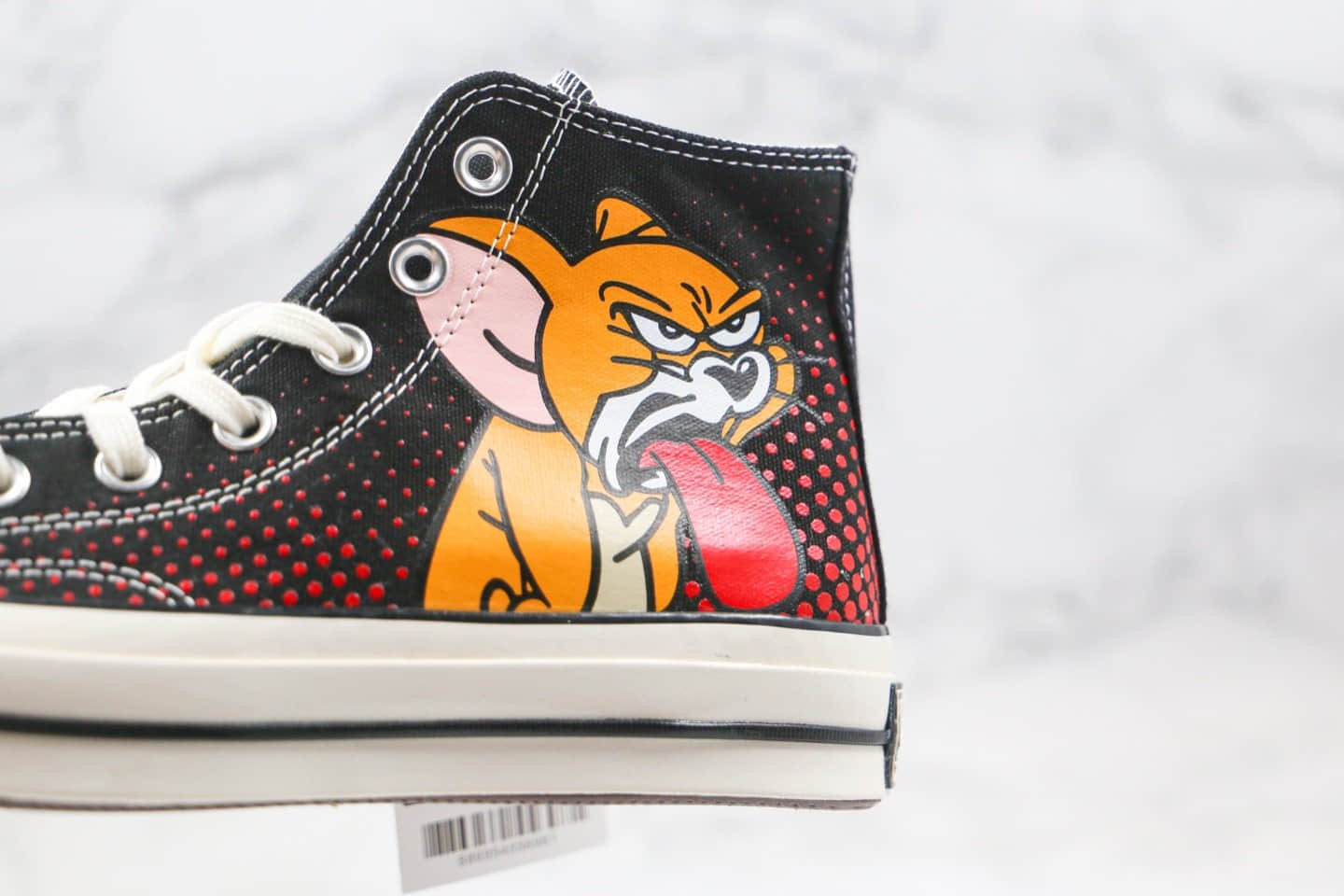 匡威Tom & Jerry x Converse Chuck 70公司级版本猫和老鼠联名板鞋汤姆杰瑞蓝底双围条 货号：165635C