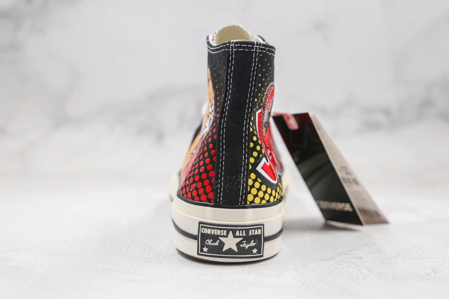 匡威Tom & Jerry x Converse Chuck 70公司级版本猫和老鼠联名板鞋汤姆杰瑞蓝底双围条 货号：165635C