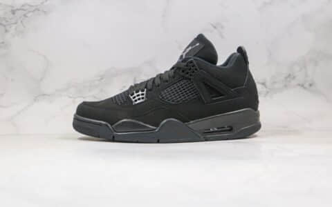 乔丹Air Jordan 4 “Black Cat”OG纯原版本AJ4黑猫原标原盒 货号：CU1110-010