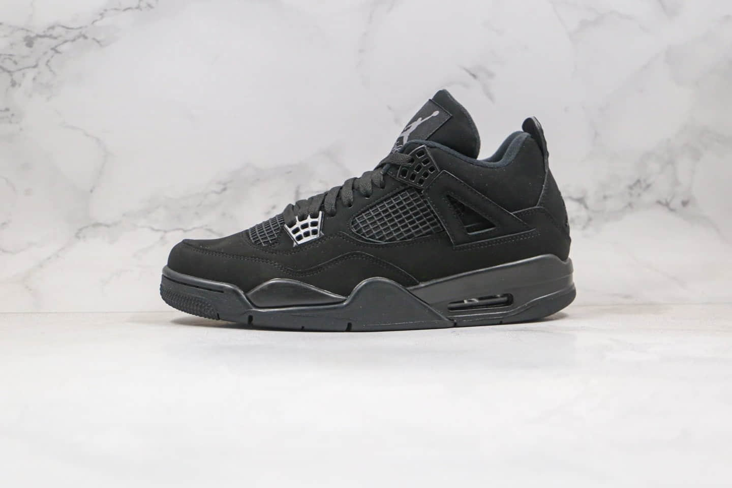 乔丹Air Jordan 4 “Black Cat”OG纯原版本AJ4黑猫原标原盒 货号：CU1110-010