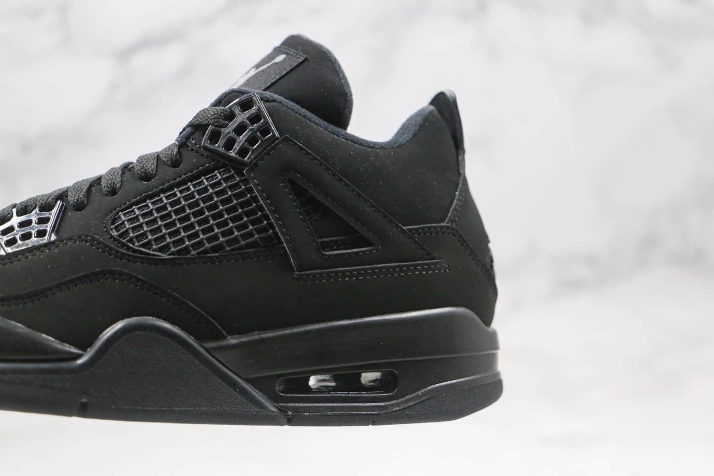 乔丹Air Jordan 4 “Black Cat”OG纯原版本AJ4黑猫原标原盒 货号：CU1110-010