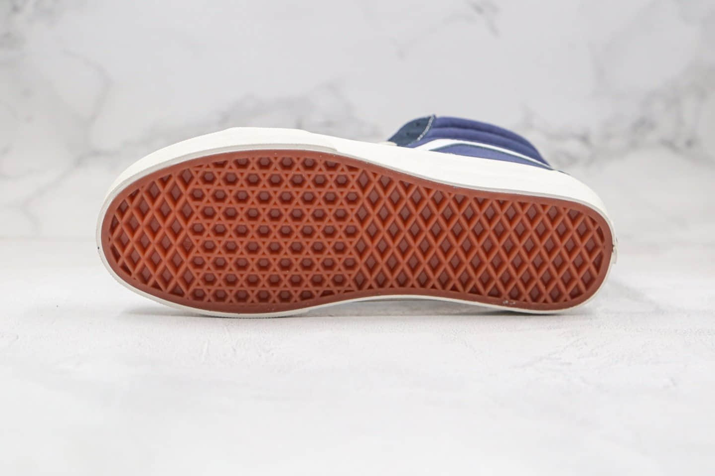 万斯Vans Sk8-Hi LX公司级版本高帮复古蓝色Vault支线帆布鞋原档案数据开发原厂硫化大底