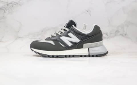 新百伦New Balance 1300纯原版本皮面复古老爹鞋白黑色原盒原标 货号：MS1300GS