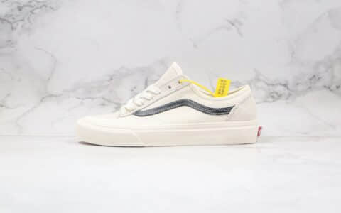 万斯Vans Style 36 Cecon SF公司级版本低帮安娜海姆米白色权志龙同款硫化帆布鞋原档案数据开发 货号：VN0A3MVLN8K