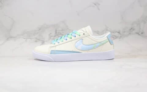 耐克NIKE ZOOM BLAZER LOW纯原版本低帮开拓者渐变糖果色板鞋内置Zoom气垫 货号：CZ8688-146