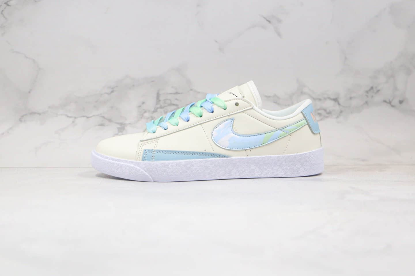 耐克NIKE ZOOM BLAZER LOW纯原版本低帮开拓者渐变糖果色板鞋内置Zoom气垫 货号：CZ8688-146