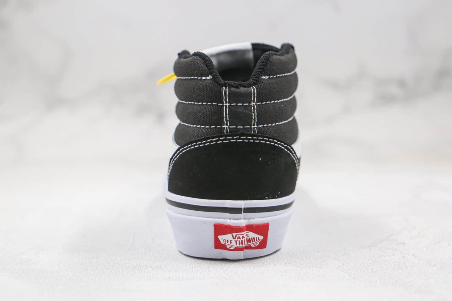 万斯Vans Ward 085 hi公司级版本高帮经典款黑白色帆布板鞋原楦头纸板打造 货号：VN0A36ENC4R1