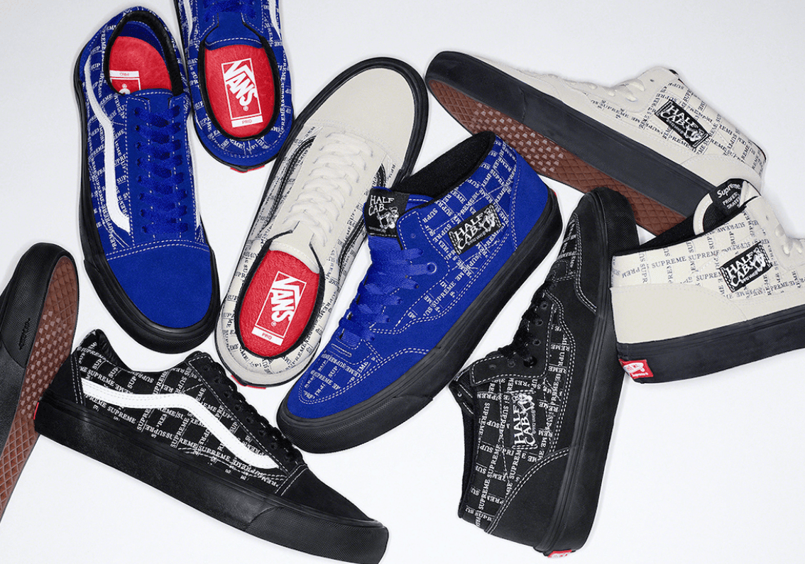 全新Supreme x Vans联名明日发售！六双鞋你pick哪双？