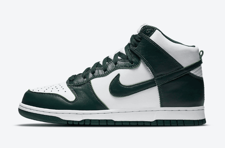 经典配色复刻！全新Nike Dunk High SP“ Spartan Green”9月18日登场！ 货号：CZ8149-100