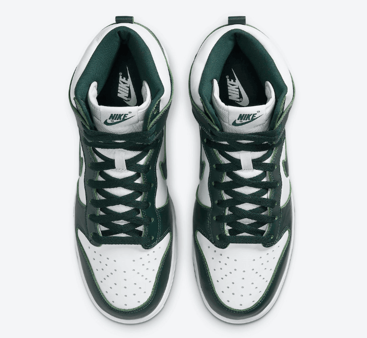 经典配色复刻！全新Nike Dunk High SP“ Spartan Green”9月18日登场！ 货号：CZ8149-100