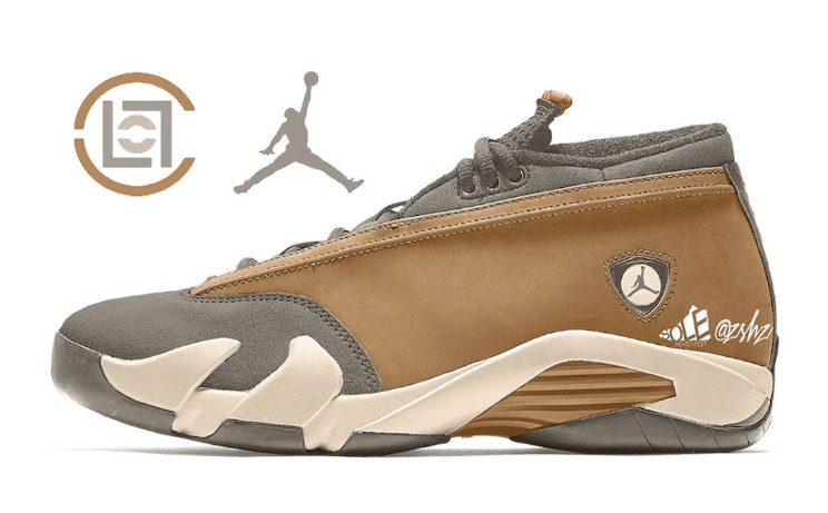 冠希重磅联名还有一双！Clot x Air Jordan 14 Low明年登场！ 货号：DC9857-200