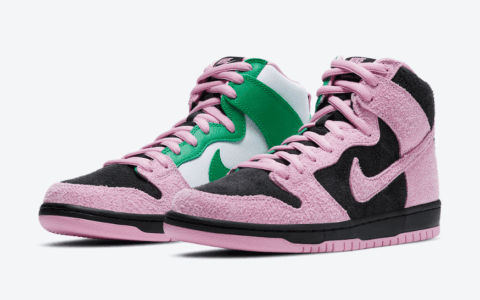 撞色拼接鸳鸯设计！这双Nike SB Dunk High还有隐藏细节！ 货号：CU7349-001