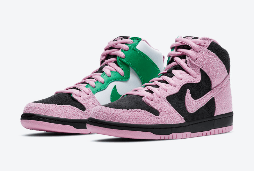 撞色拼接鸳鸯设计！这双Nike SB Dunk High还有隐藏细节！ 货号：CU7349-001