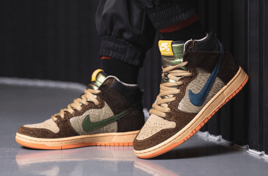 绿头野鸭配色！Concepts x Nike SB Dunk High“ Duck”上脚图释出！