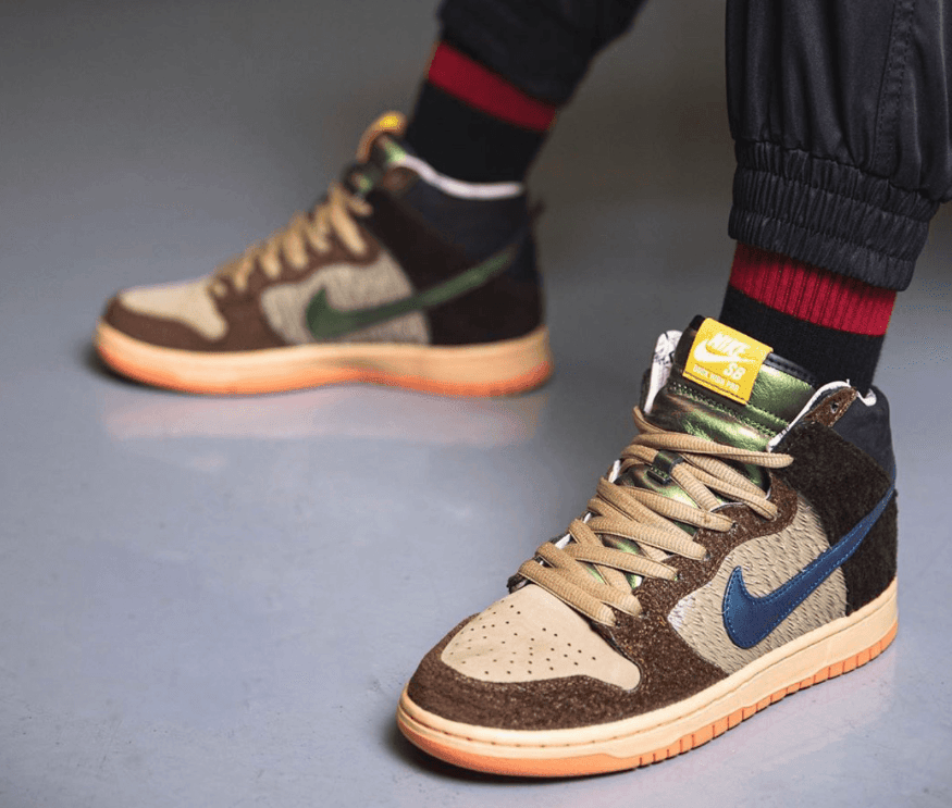 绿头野鸭配色！Concepts x Nike SB Dunk High“ Duck”上脚图释出！