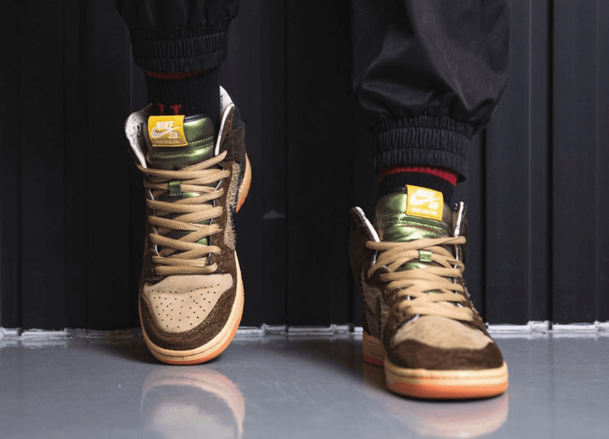 绿头野鸭配色！Concepts x Nike SB Dunk High“ Duck”上脚图释出！