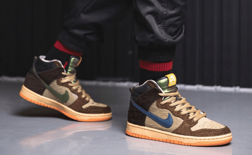 绿头野鸭配色！Concepts x Nike SB Dunk High“ Duck”上脚图释出！