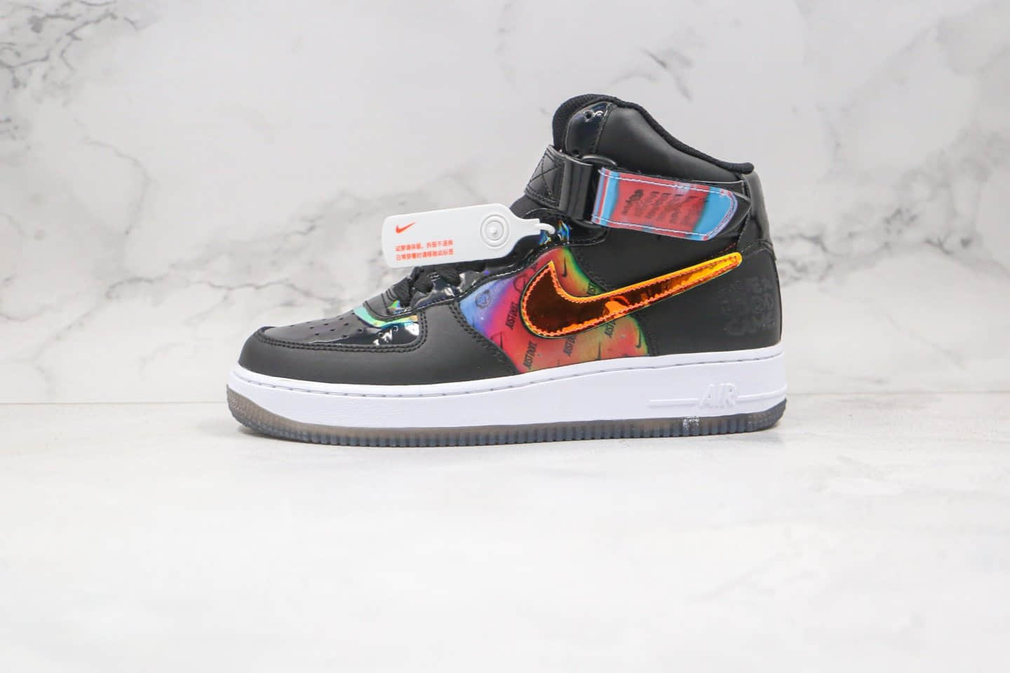 耐克NIKE Air Force 1 High Good Game纯原版本高帮空军一号英雄联盟电玩系列炫彩镭射魔术贴板鞋原鞋开模一比一打造 货号：DC0831-101