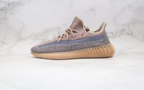 阿迪达斯adidas Yeezy Boost 350 V2 YECHER纯原版本椰子350V2爆米花跑鞋貂红水洗棕色原厂巴斯夫爆米花大底 货号：H02795