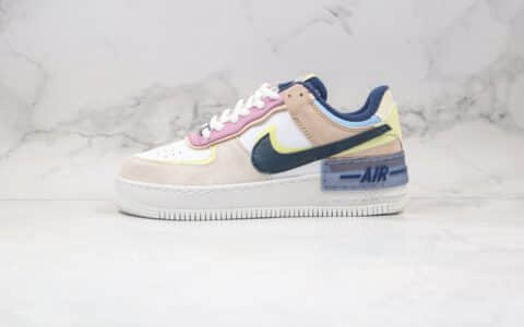 耐克Nike WMNS Air Force 1 Shadow纯原版本低帮空军一号马卡龙紫色板鞋原盒原标 货号：CI0919-121