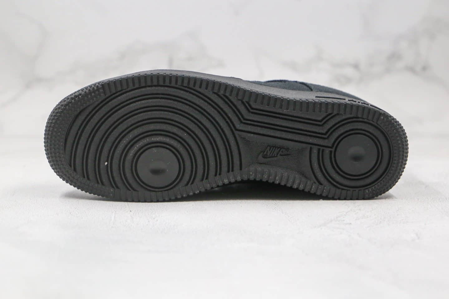 耐克Nike Air Force 1 Low Black Cool x Stussy斯图西联名款纯原版本低帮空军一号麻布黑色板鞋内置气垫原盒原标 货号：CZ9084-001
