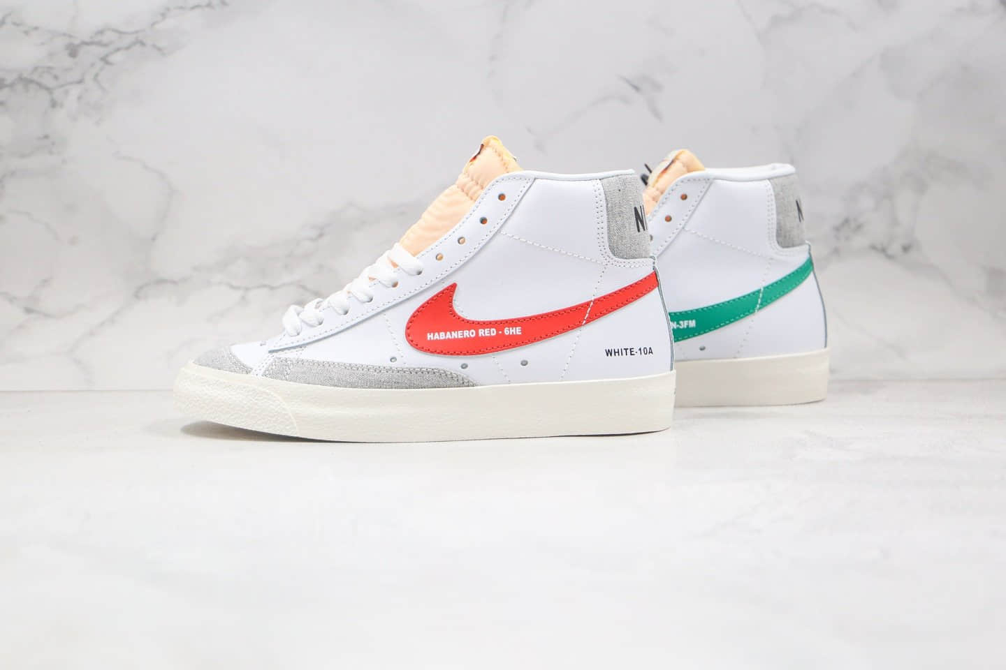 耐克NIKE ZOOM BLAZER MID纯原版本中帮开拓者四色勾鸳鸯板鞋内置Zoom气垫 货号：DA2142-146