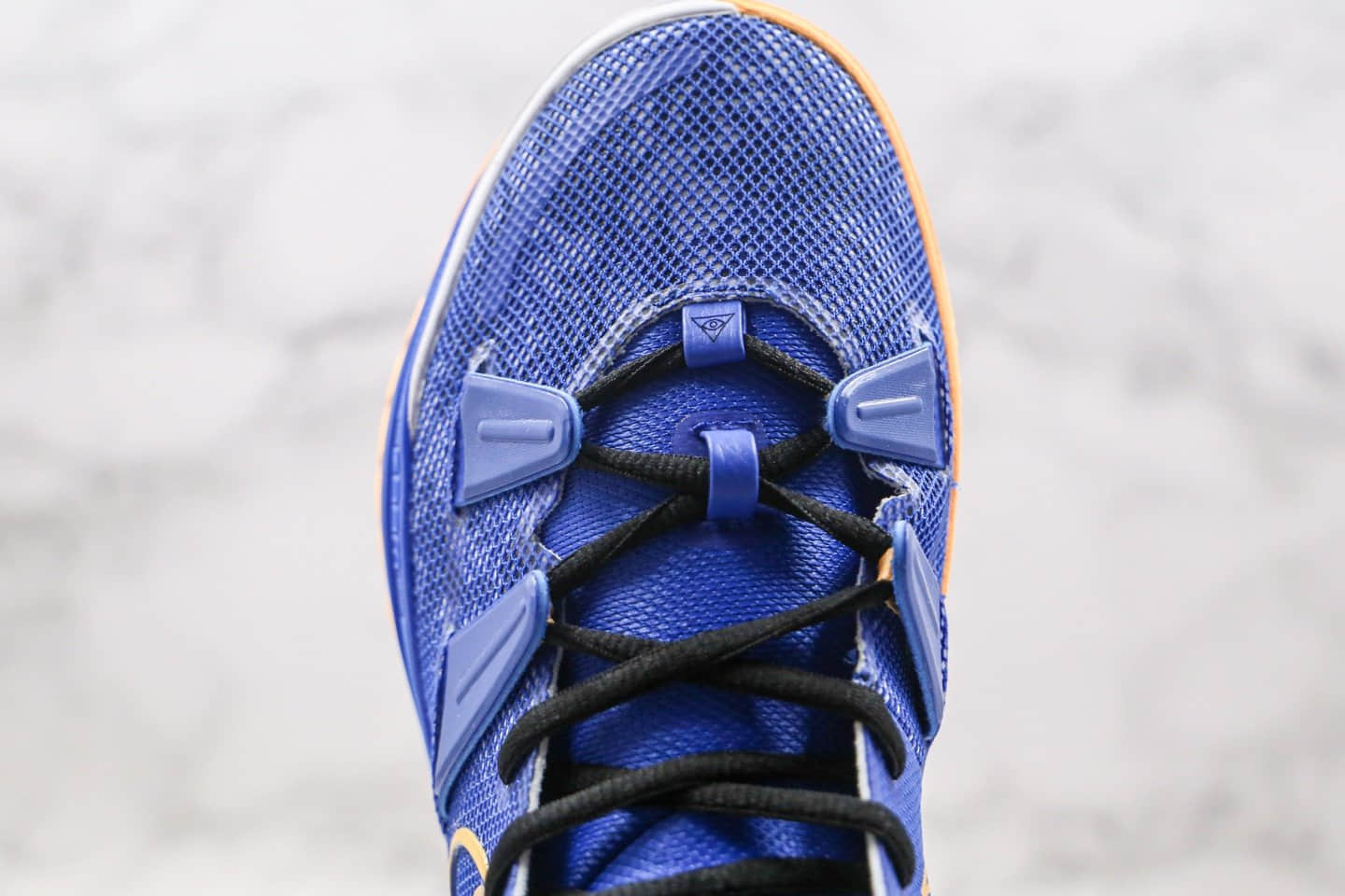 耐克Nike Kyrie 7 Pre Heat Ep纯原版本欧文7代实战篮球鞋蓝橙色内置 