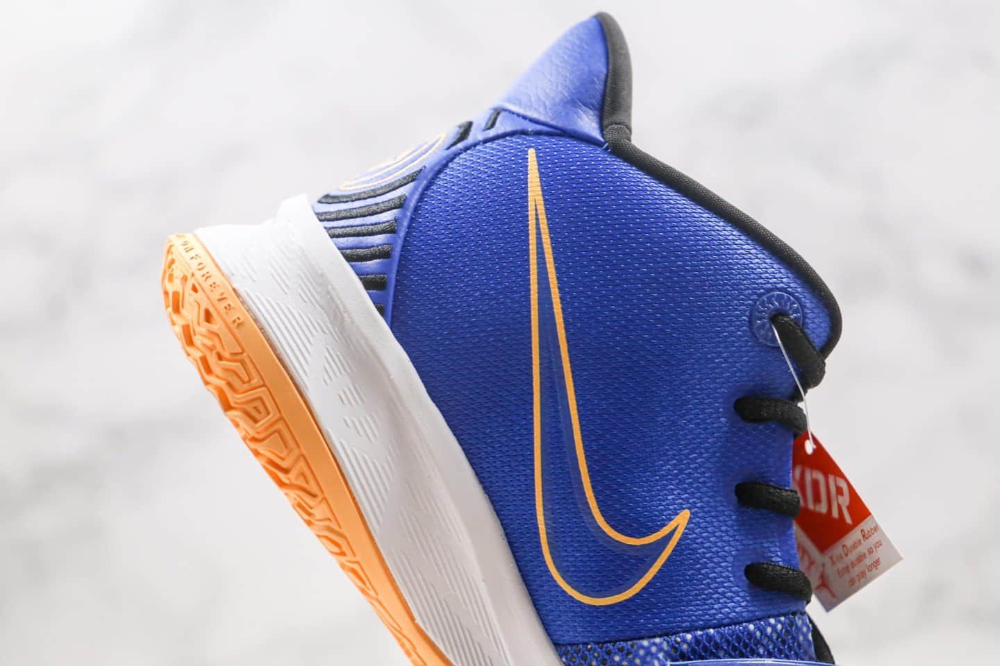 耐克Nike Kyrie 7 Pre Heat Ep纯原版本欧文7代实战篮球鞋蓝橙色内置气垫支持实战 货号：CT4080-400