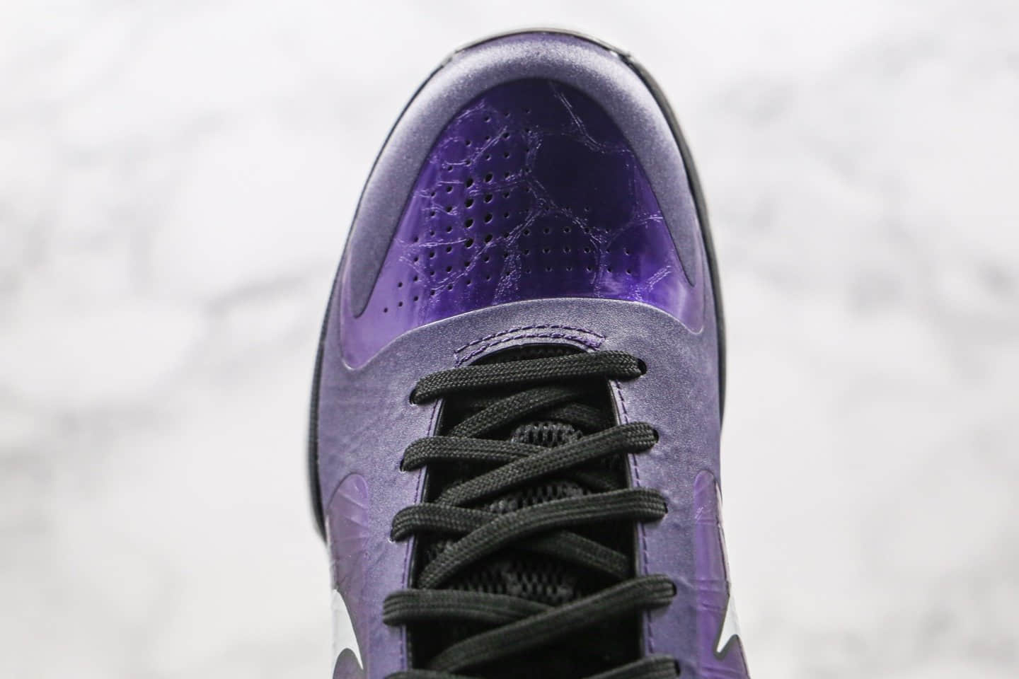 耐克Nike Zoom Kobe 5 Protro纯原版本科比5代男子实战篮球鞋黑紫色内置真碳板 货号：386429-500
