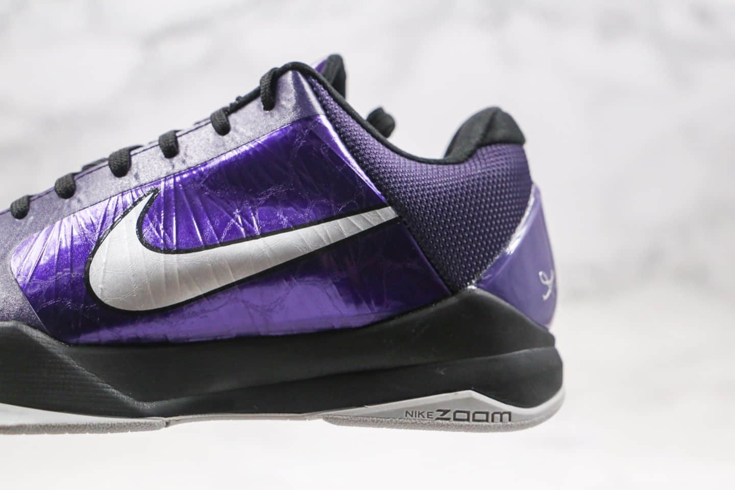 耐克Nike Zoom Kobe 5 Protro纯原版本科比5代男子实战篮球鞋黑紫色内置真碳板 货号：386429-500