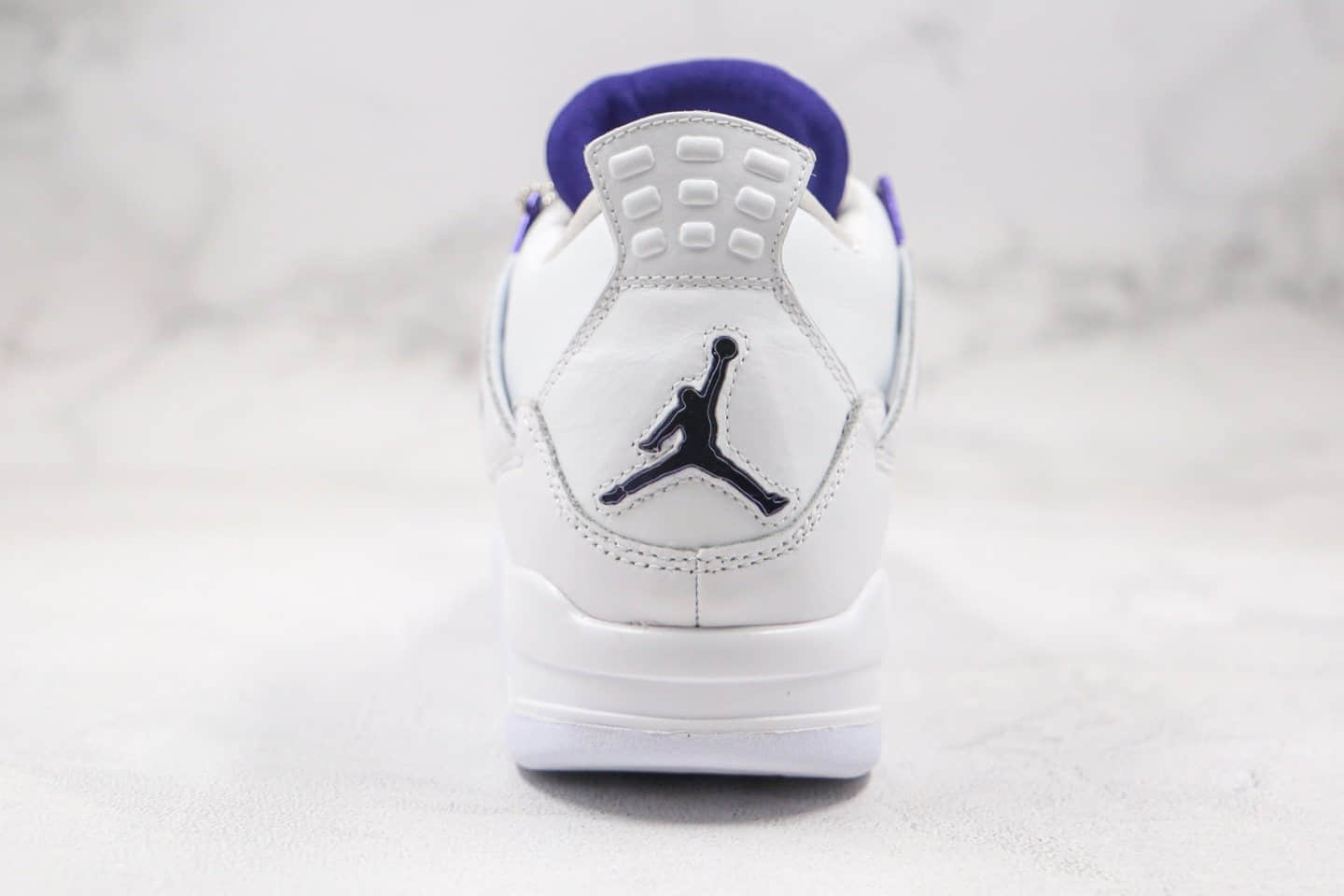 乔丹Air Jordan 4 Retro“Purple Metallic”纯原版本AJ4白紫原楦原档案开发纸版楦型 货号：CT8527-115