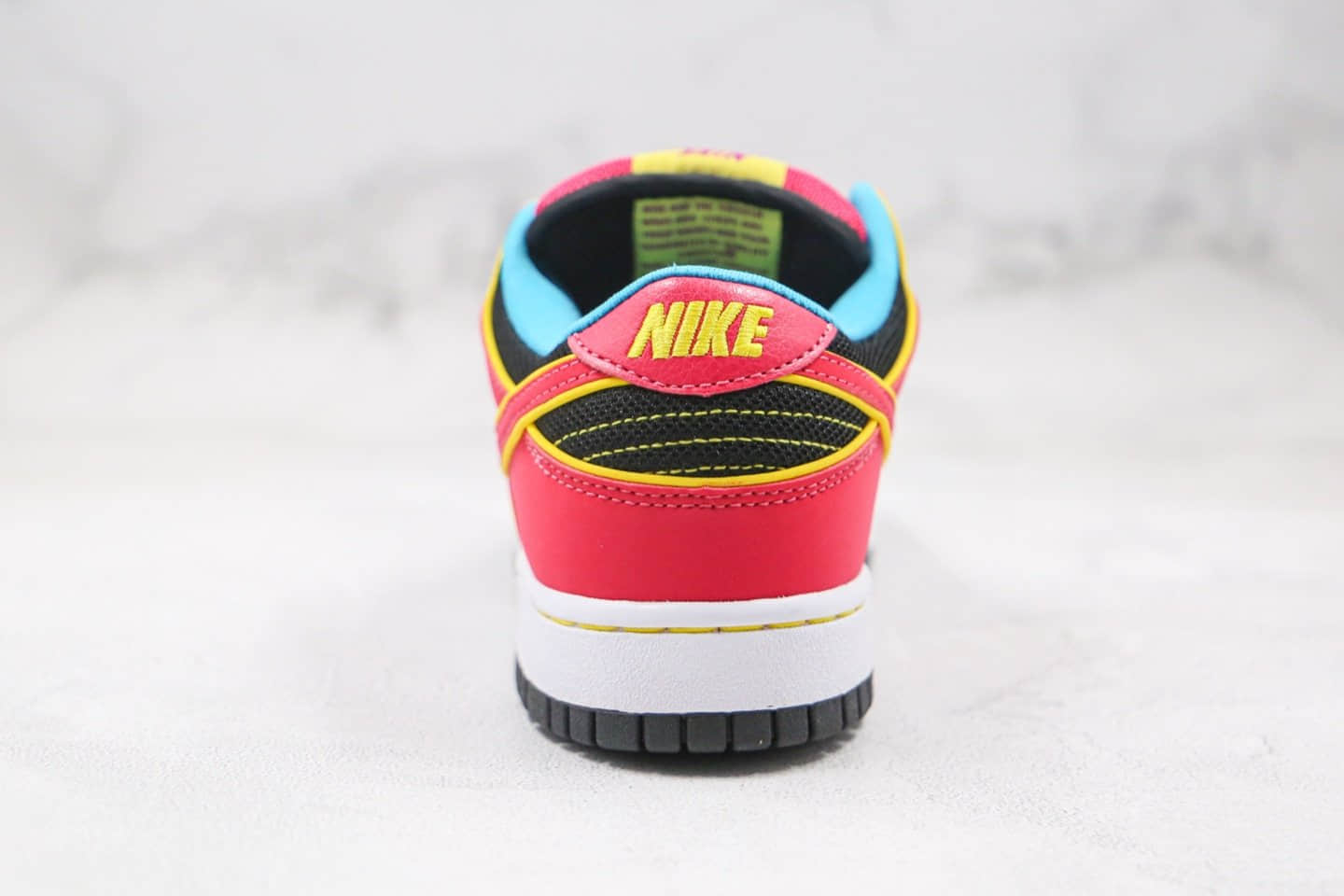耐克Nike Dunk SB Low Ms.Pacman纯原版本低帮SB板鞋吃豆人小姐蓝粉黄色原楦原纸版开发数据 货号：313170-461