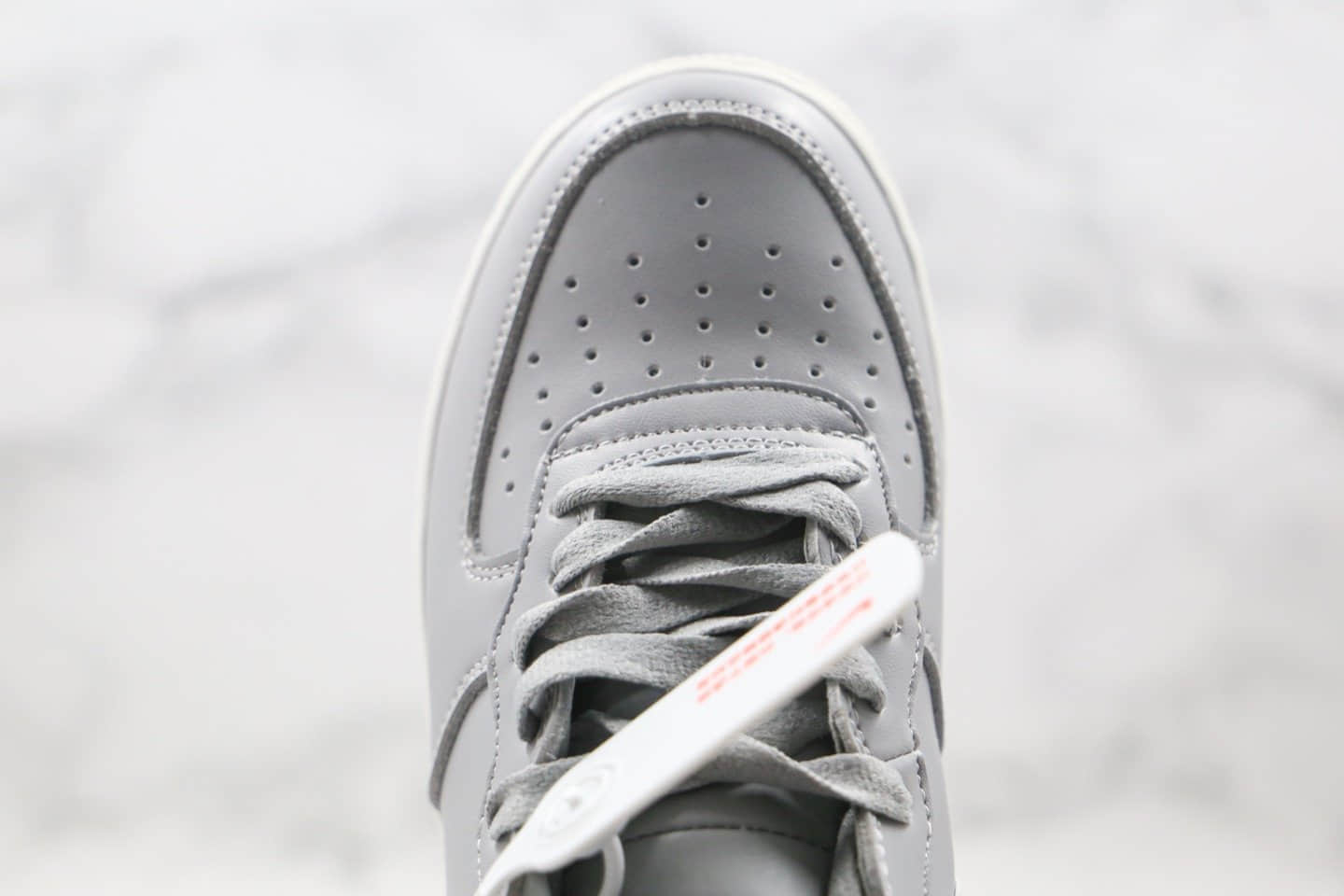 耐克Nike Air Force 1 Mid Wolf Grey纯原版本中帮空军一号灰色板鞋原档案数据开发 货号：315123-033